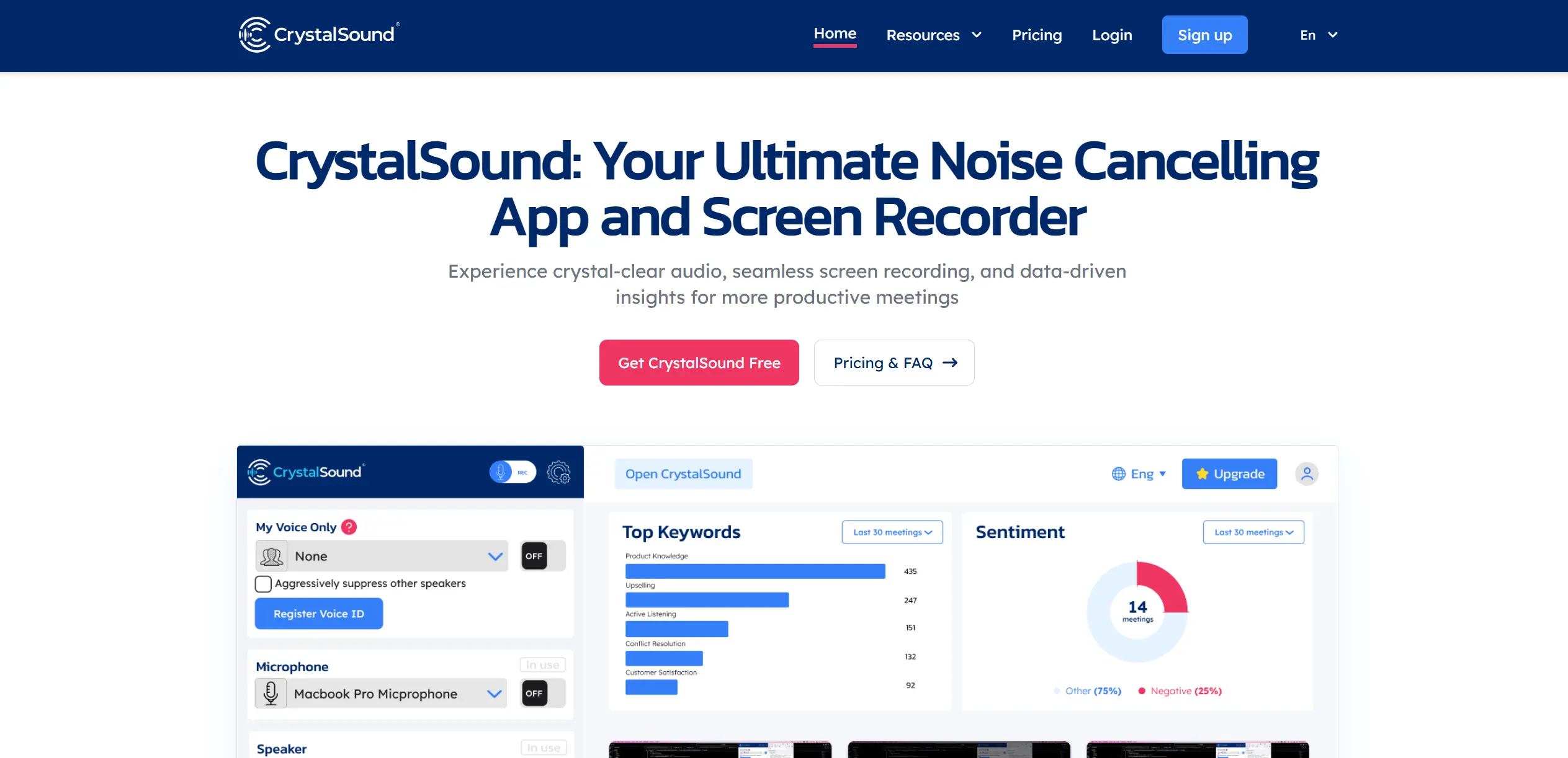 CrystalSound screenshot
