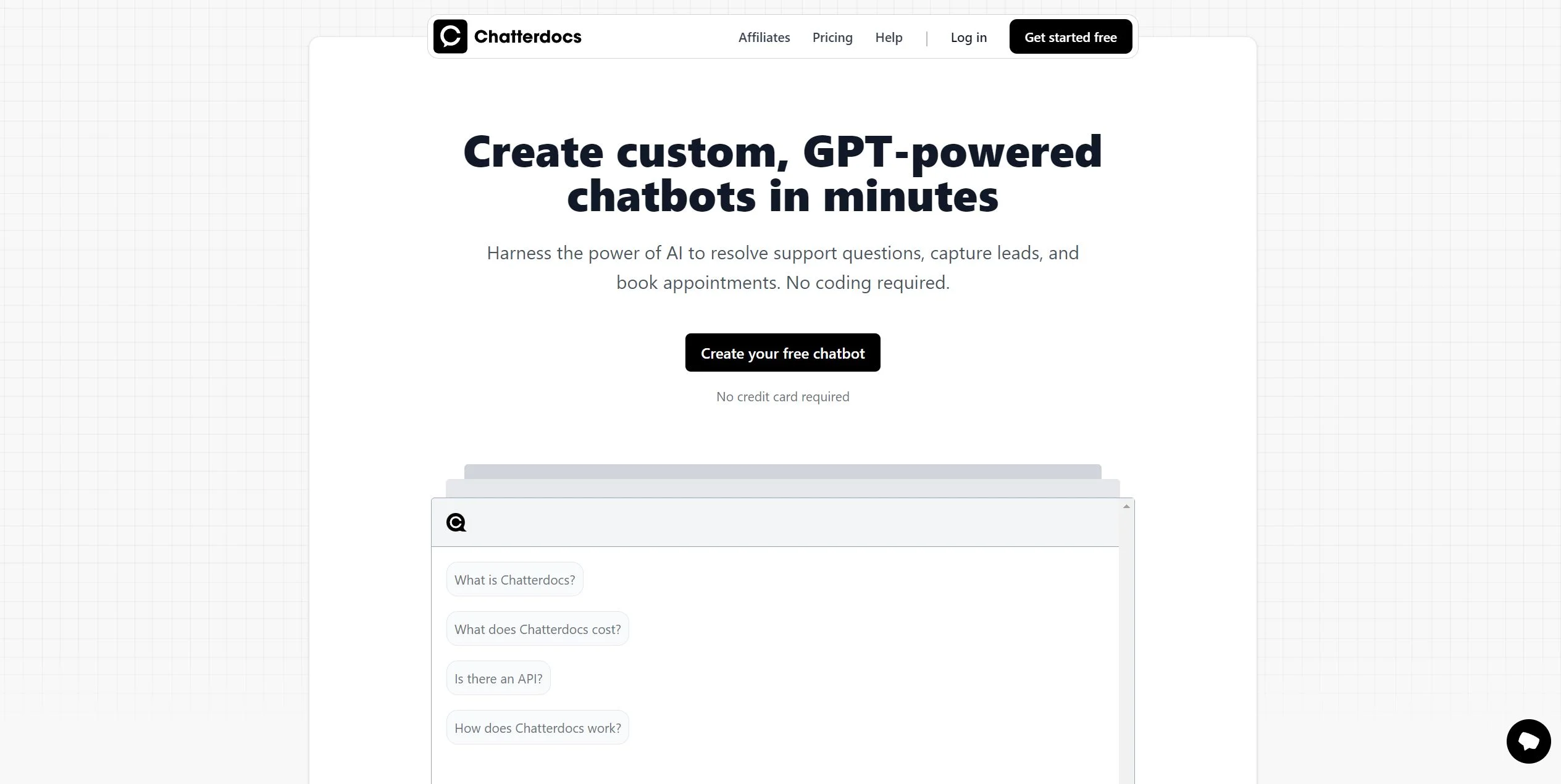 Chatterdocs screenshot