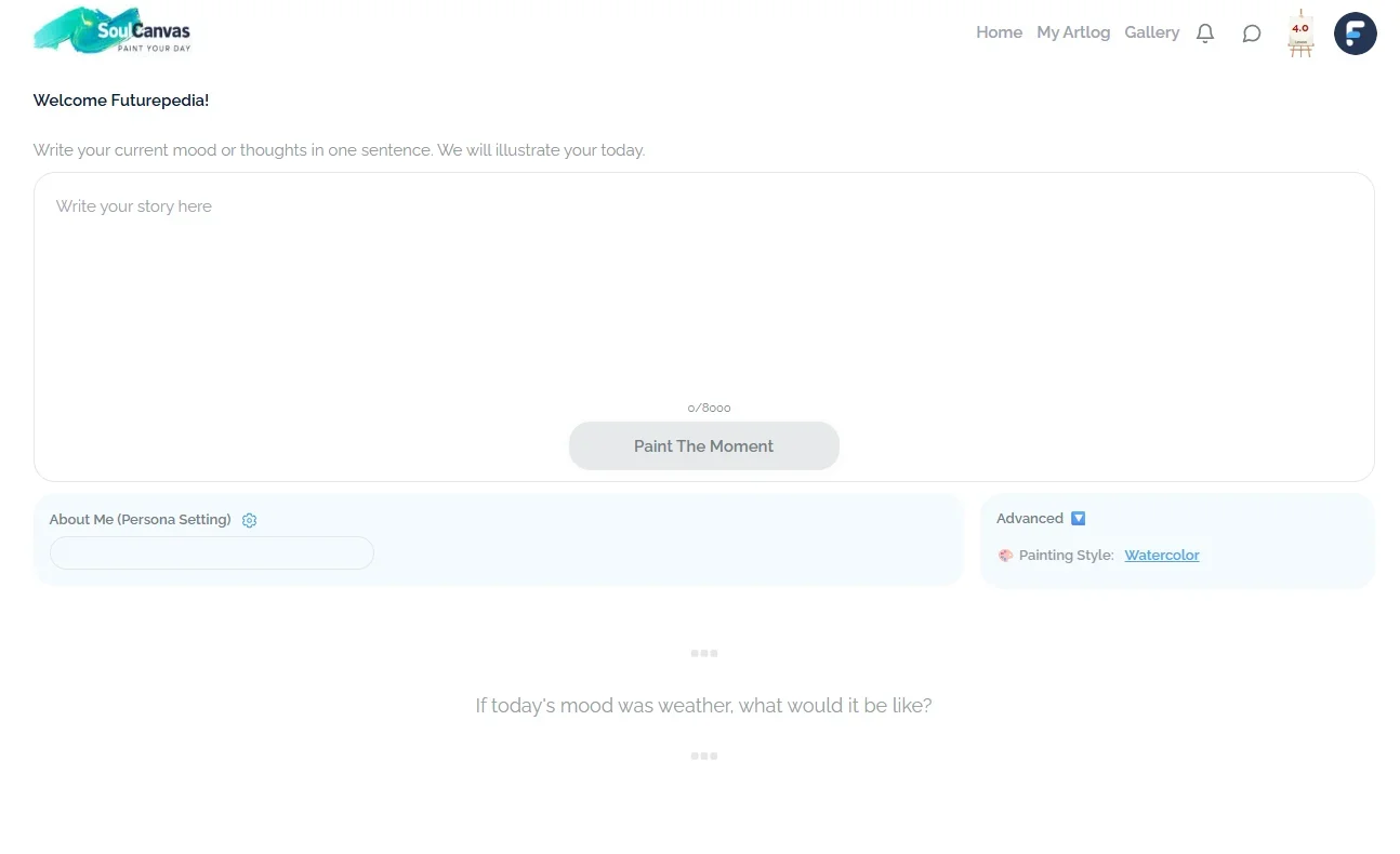 SoulCanvas screenshot