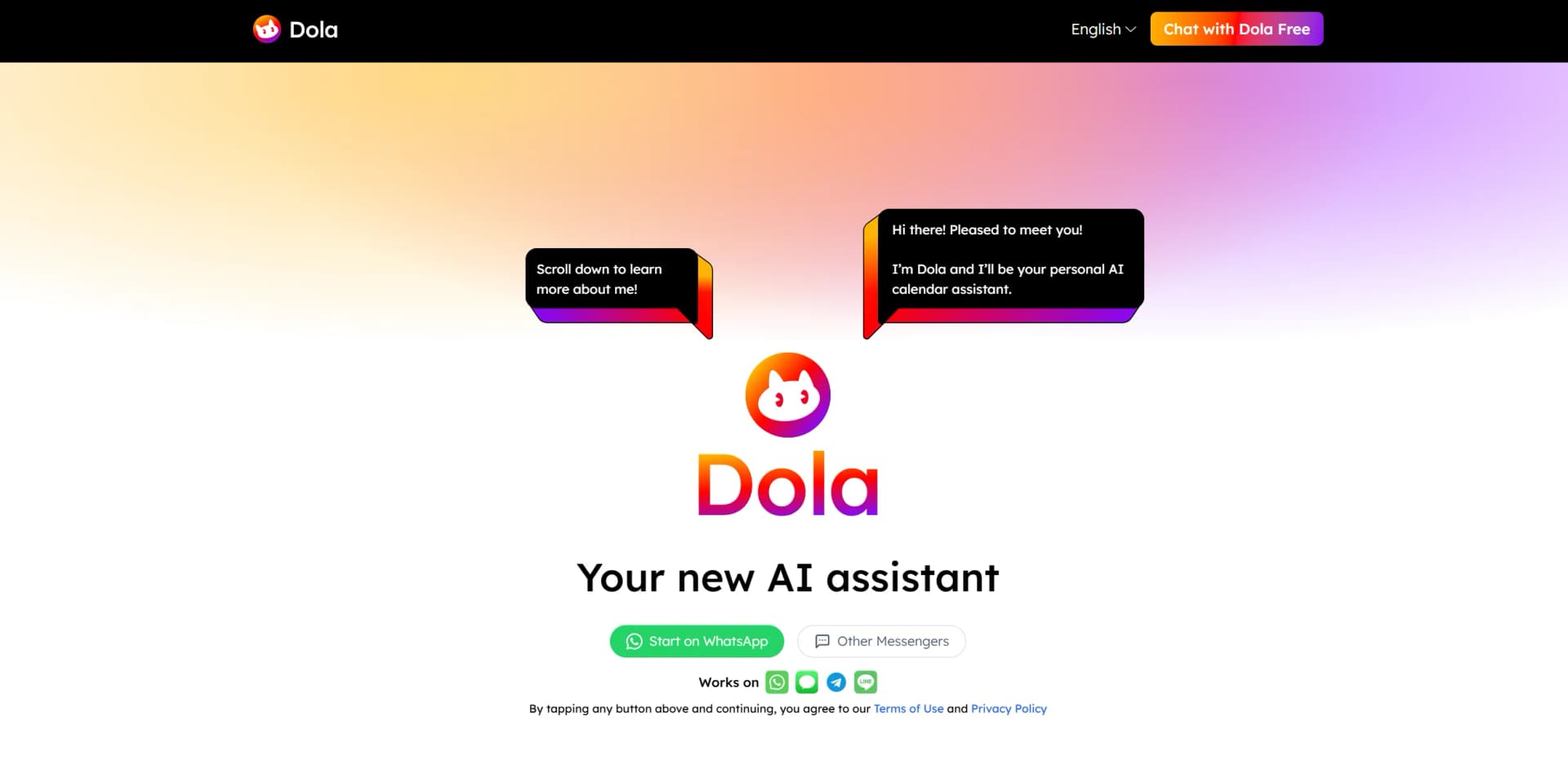 Dola screenshot