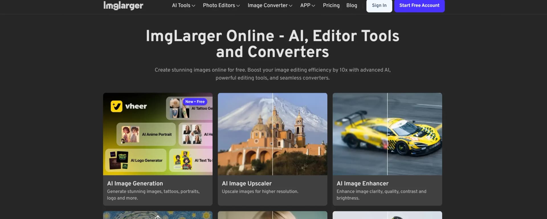 AI Image Enlarger screenshot