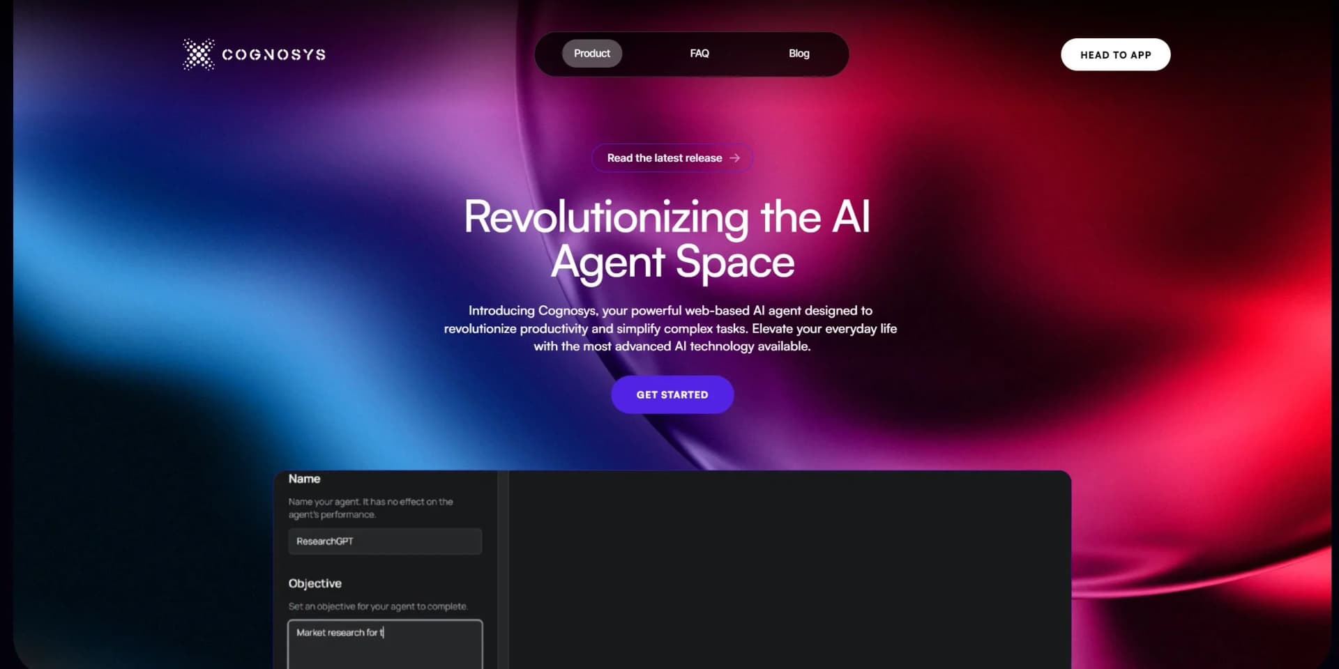 Cognosys screenshot