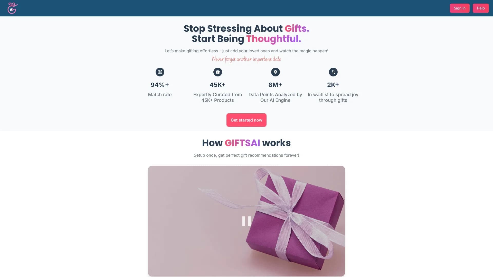 GIFTS AI screenshot