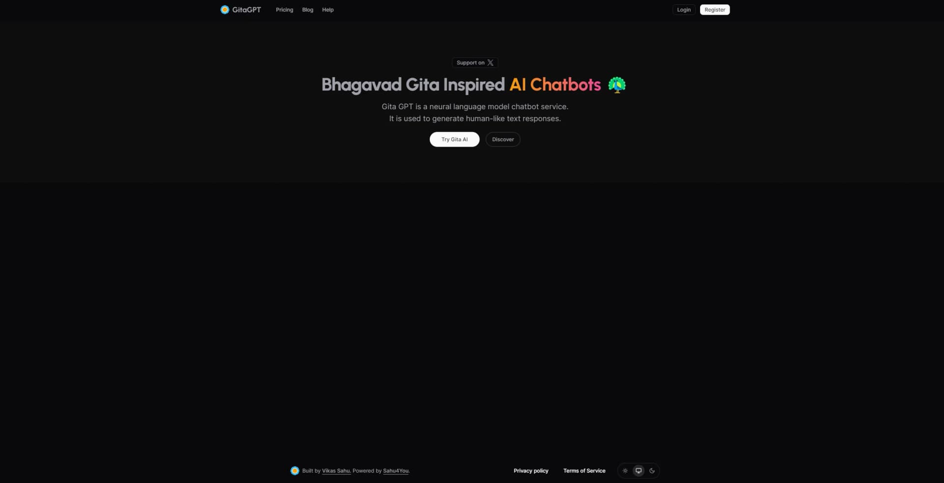 GitaGPT screenshot