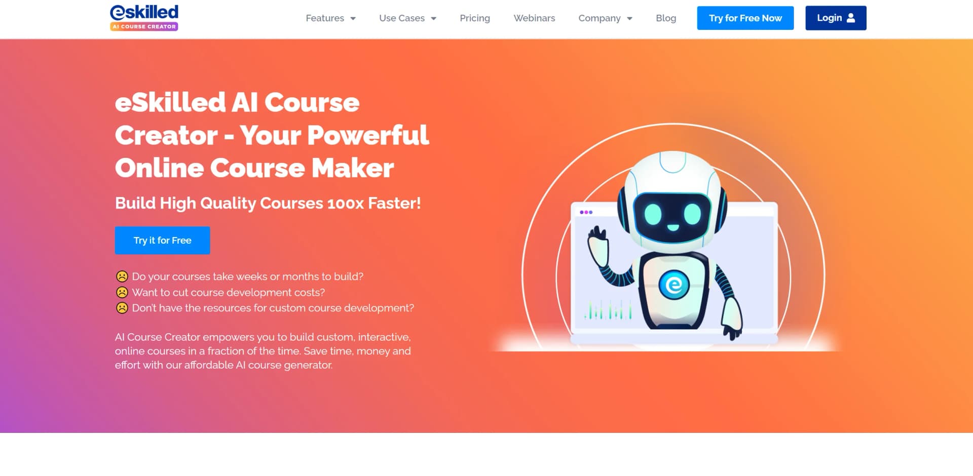 eSkilled AI Course Creator screenshot