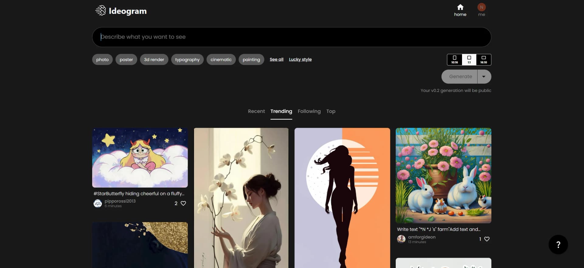 Ideogram screenshot
