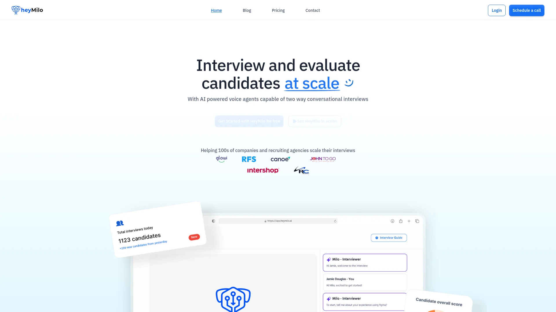 HeyMilo AI screenshot