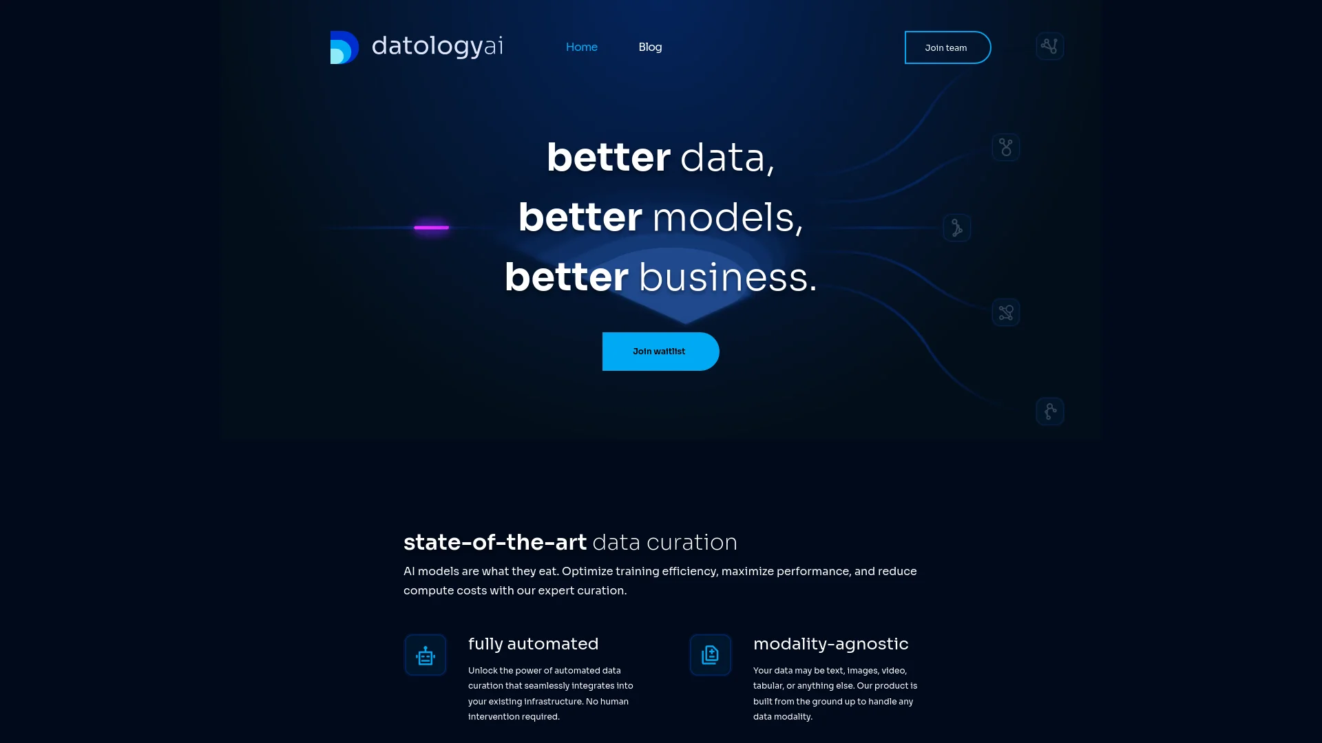 DatologyAI screenshot