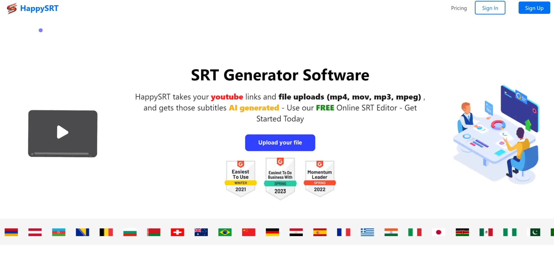 HappySRT screenshot