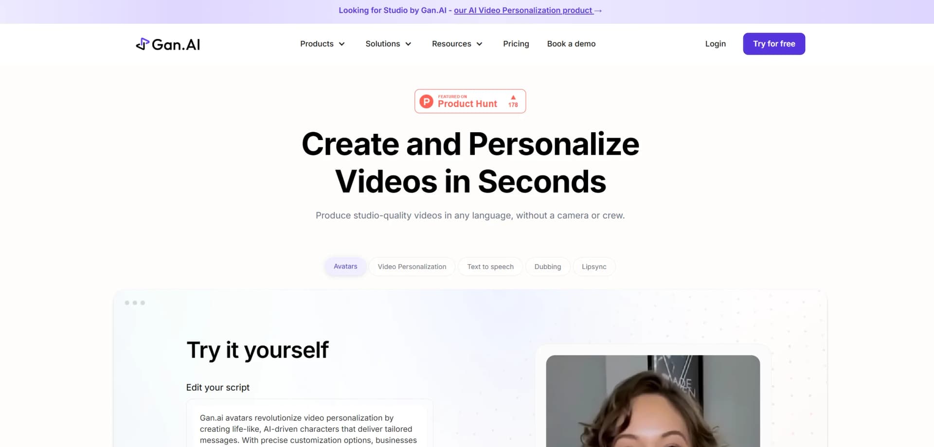Gan.ai screenshot