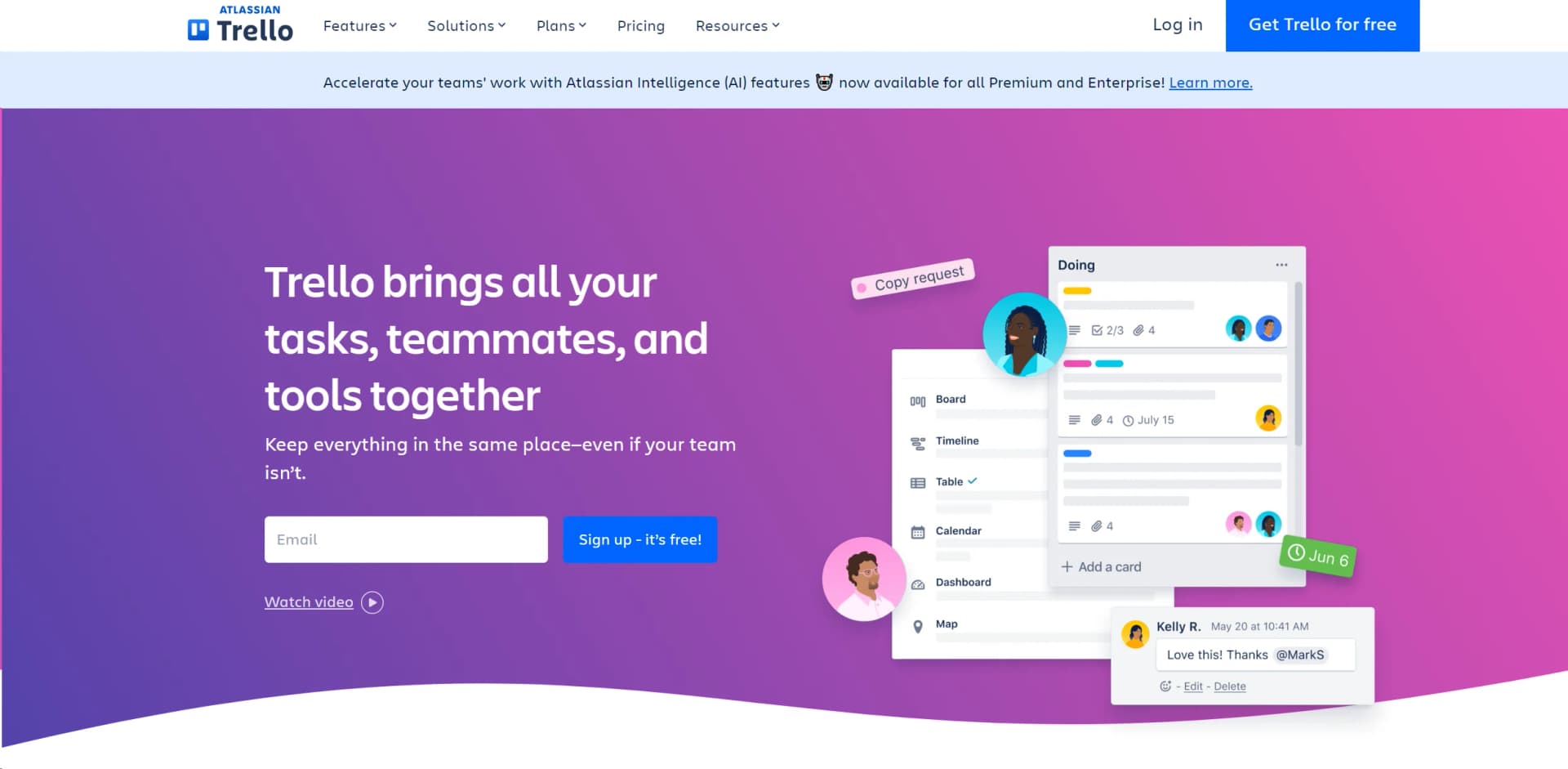Trello screenshot