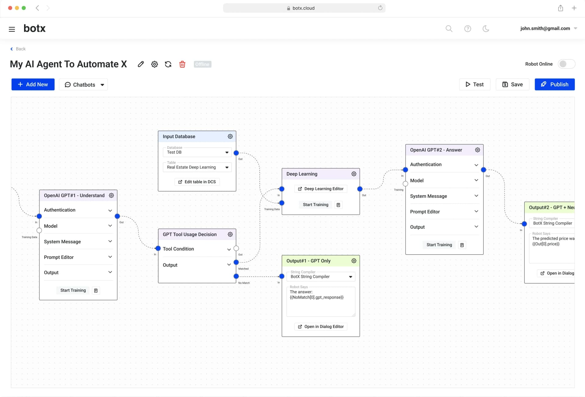BotX screenshot