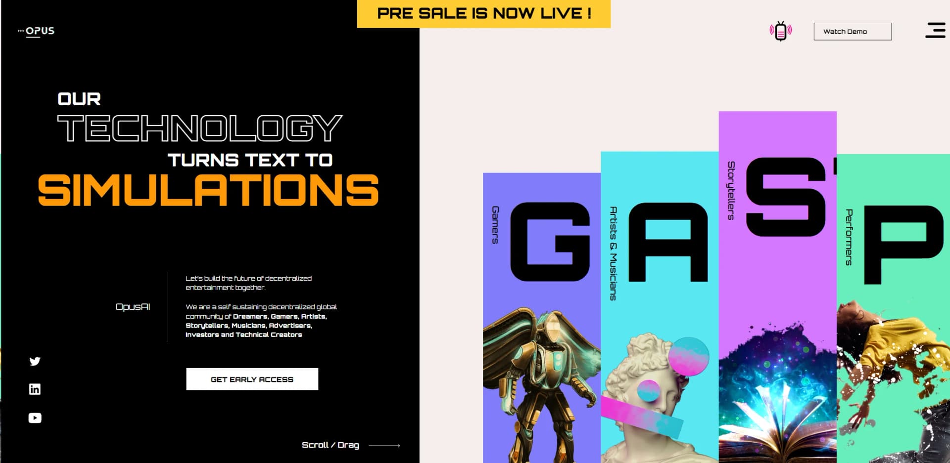 Opus screenshot