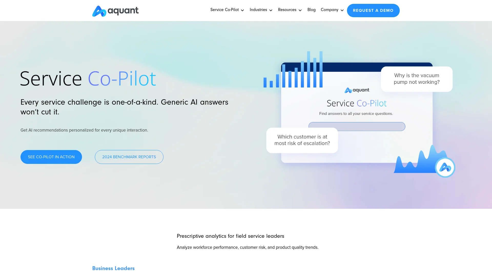 Aquant screenshot
