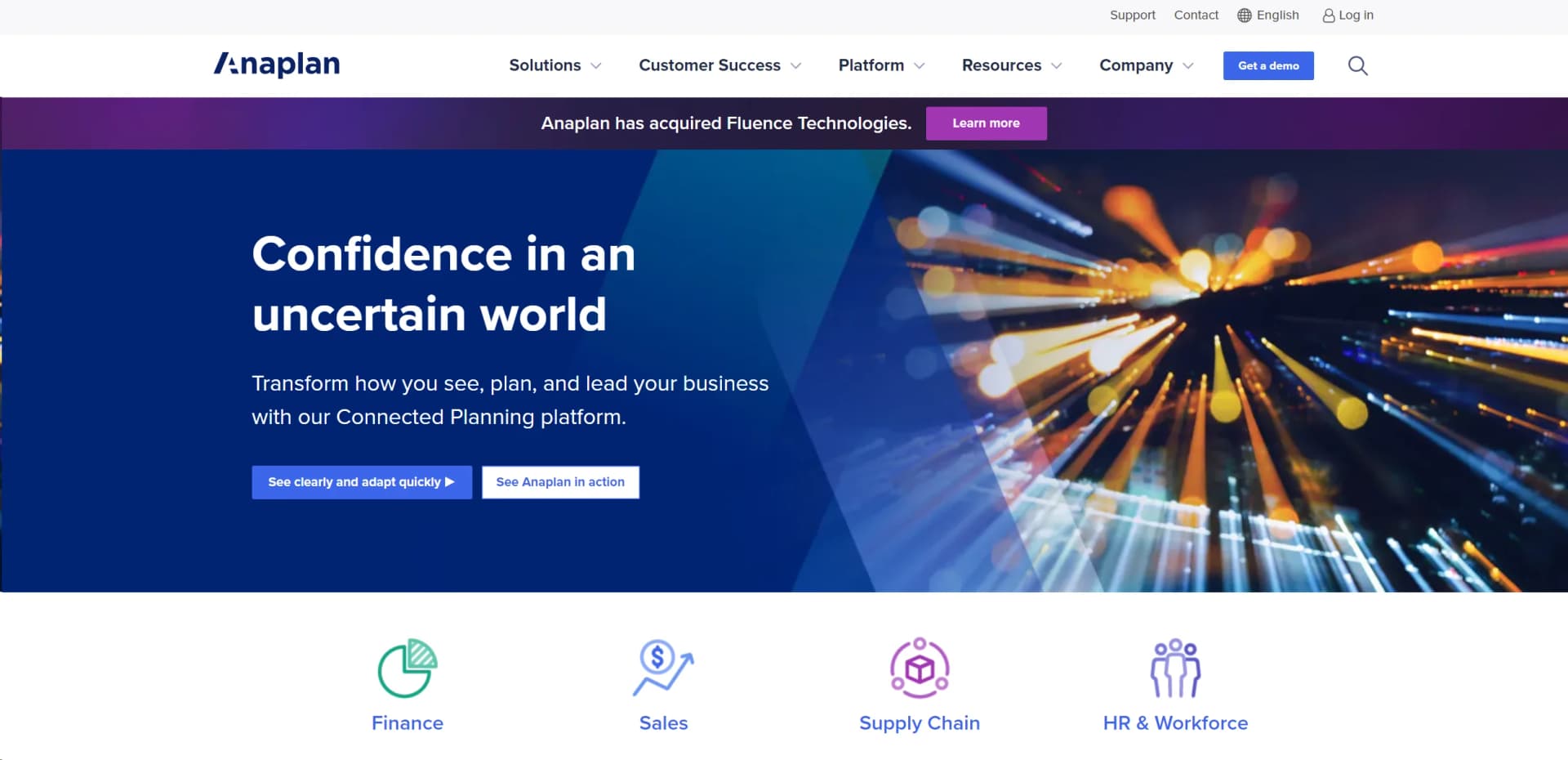 Anaplan screenshot