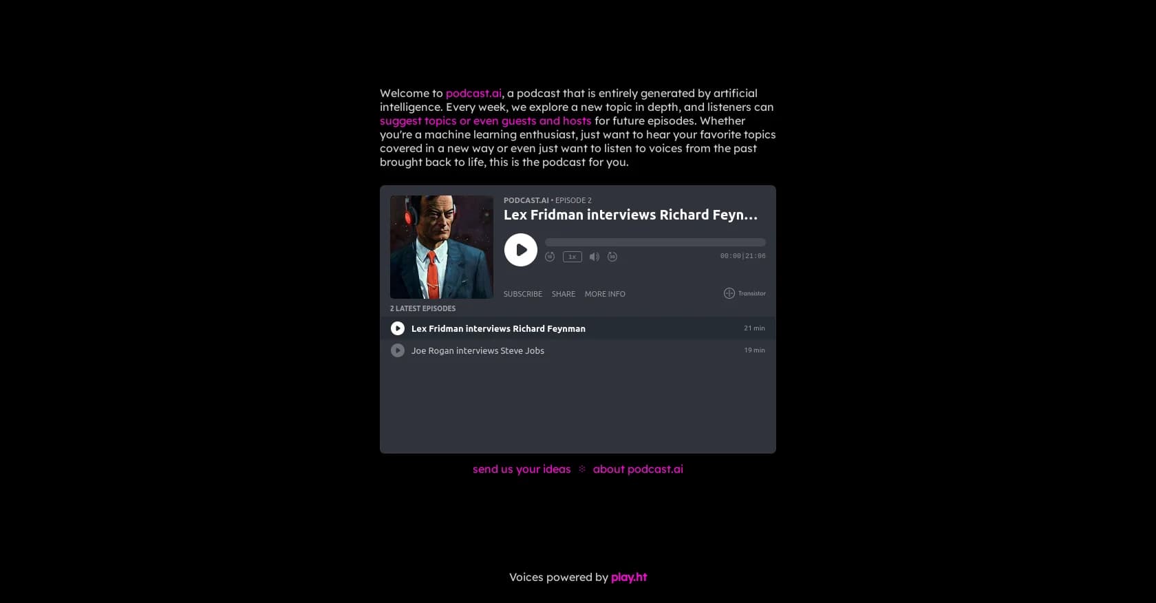 Podcast screenshot