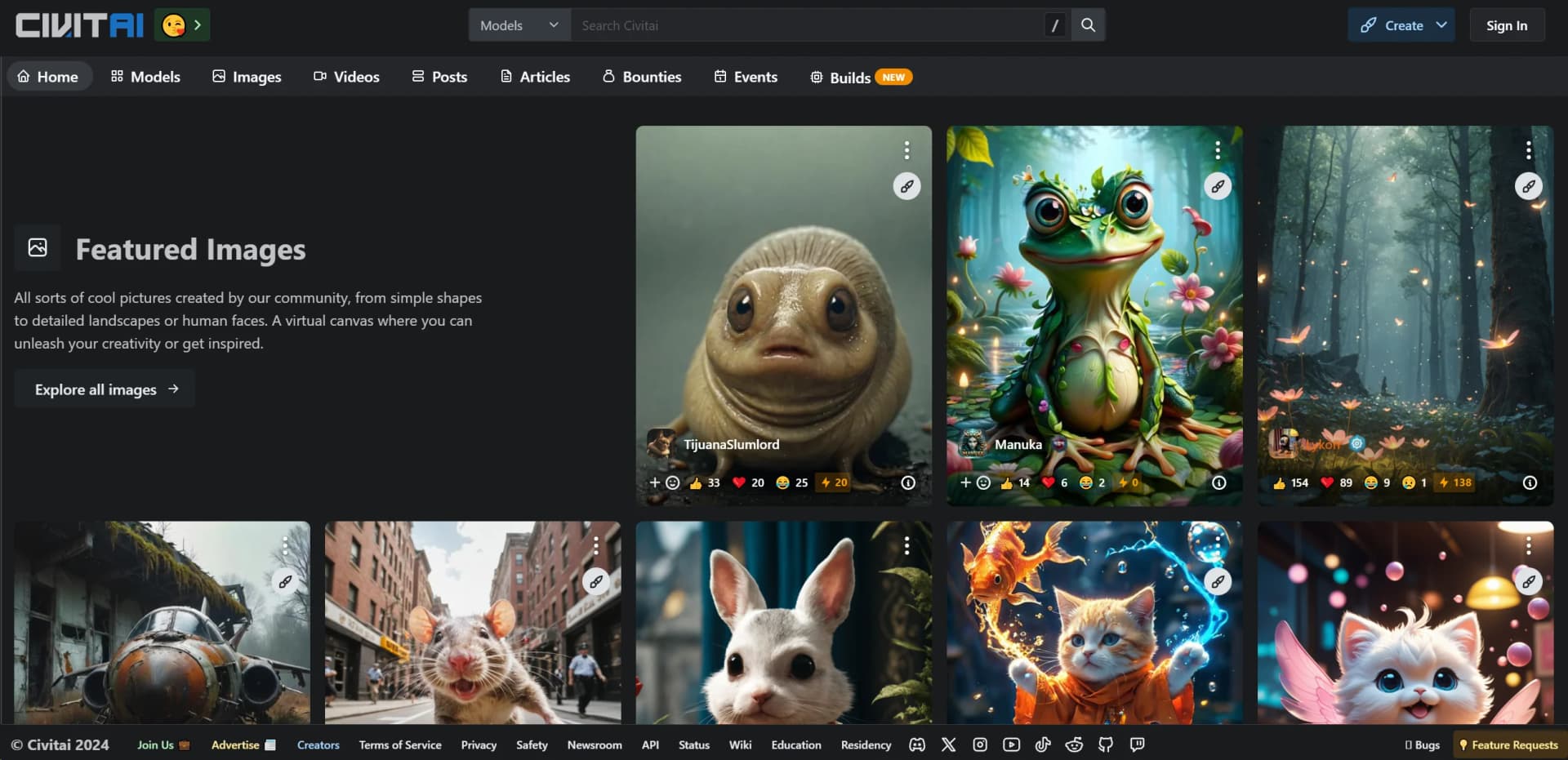Civitai screenshot