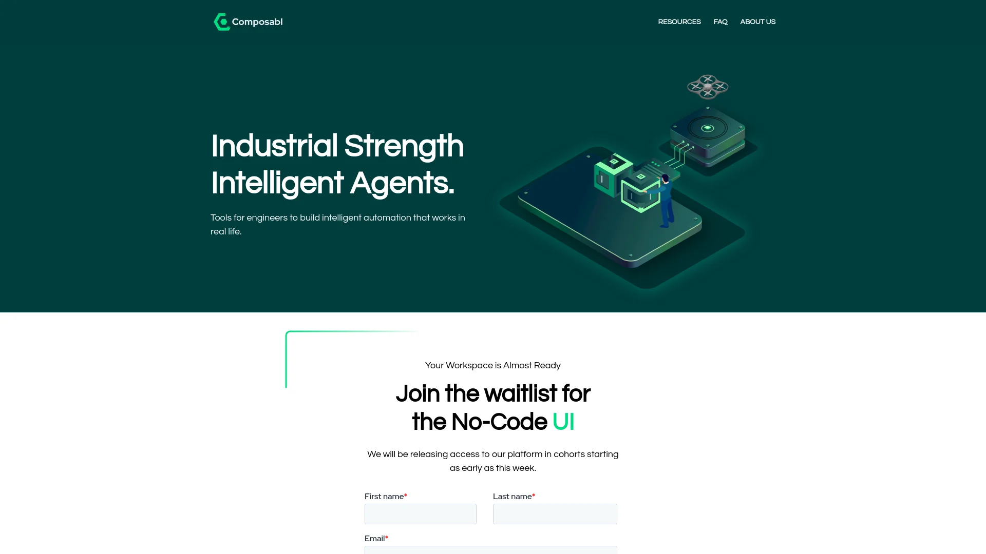 Composabl screenshot