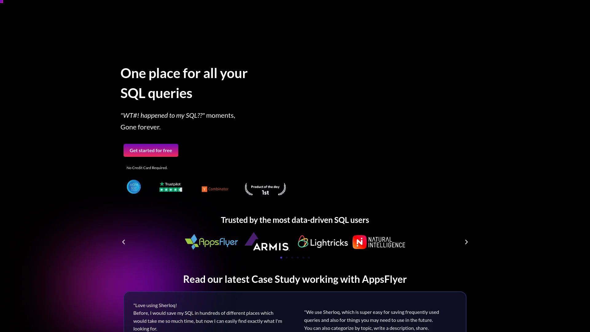 SherloqData screenshot