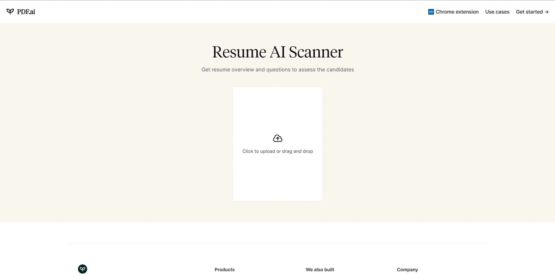 Resume AI Scanner screenshot