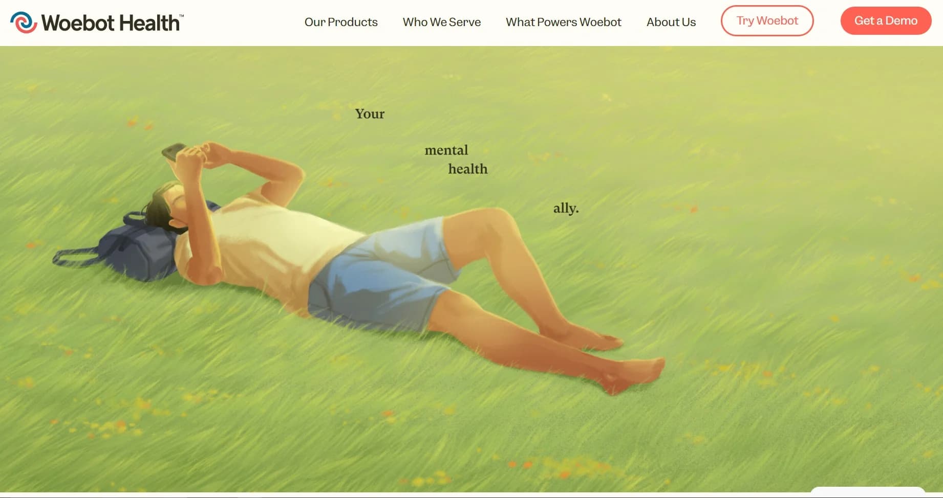 Woebot Health screenshot