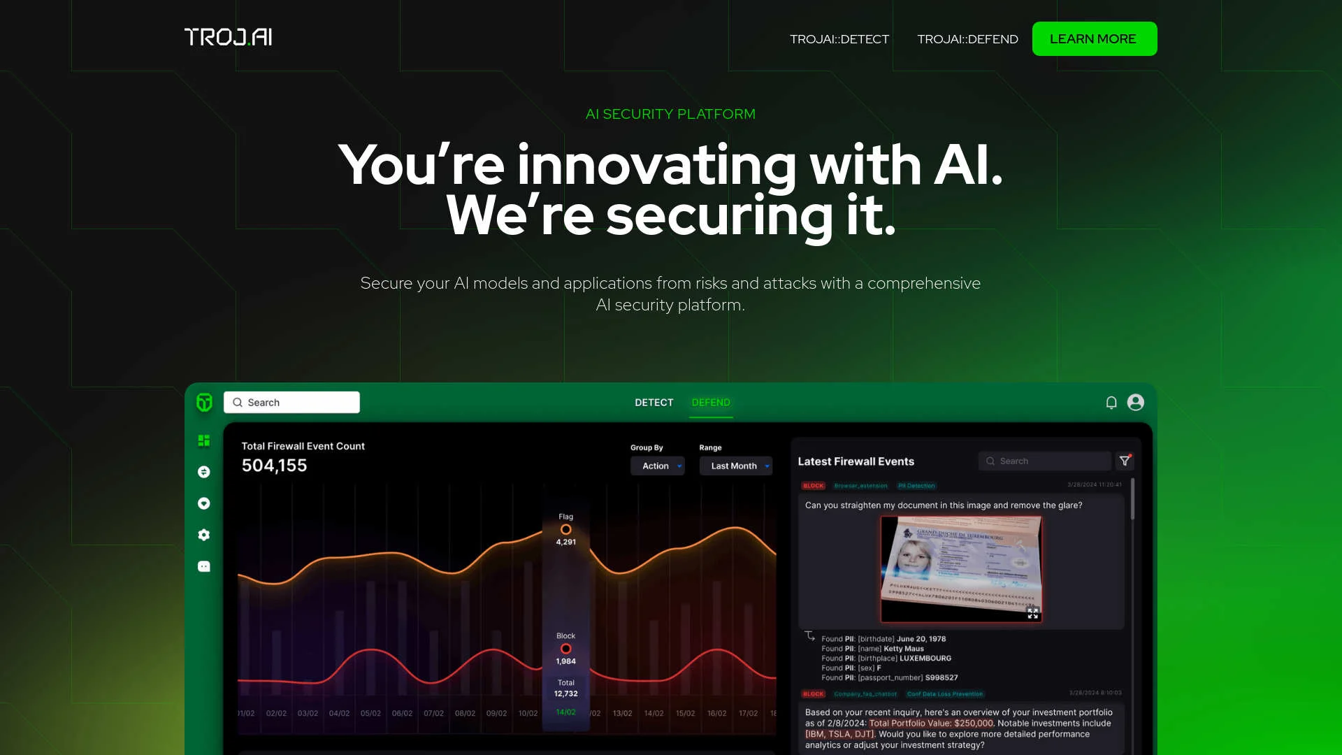 Troj.ai screenshot