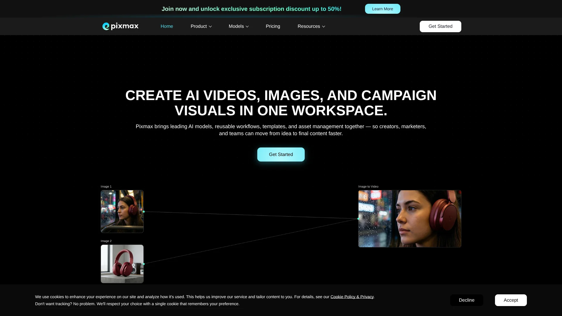 Pixmax.ai screenshot