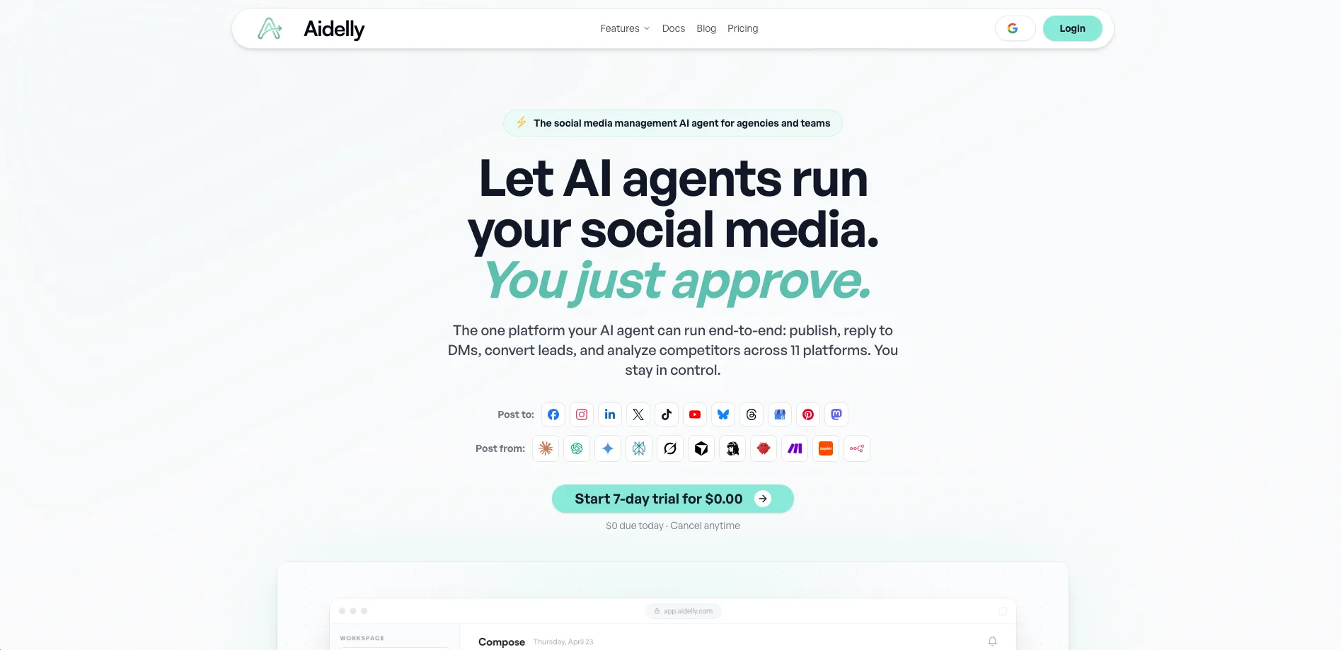 Aidelly screenshot