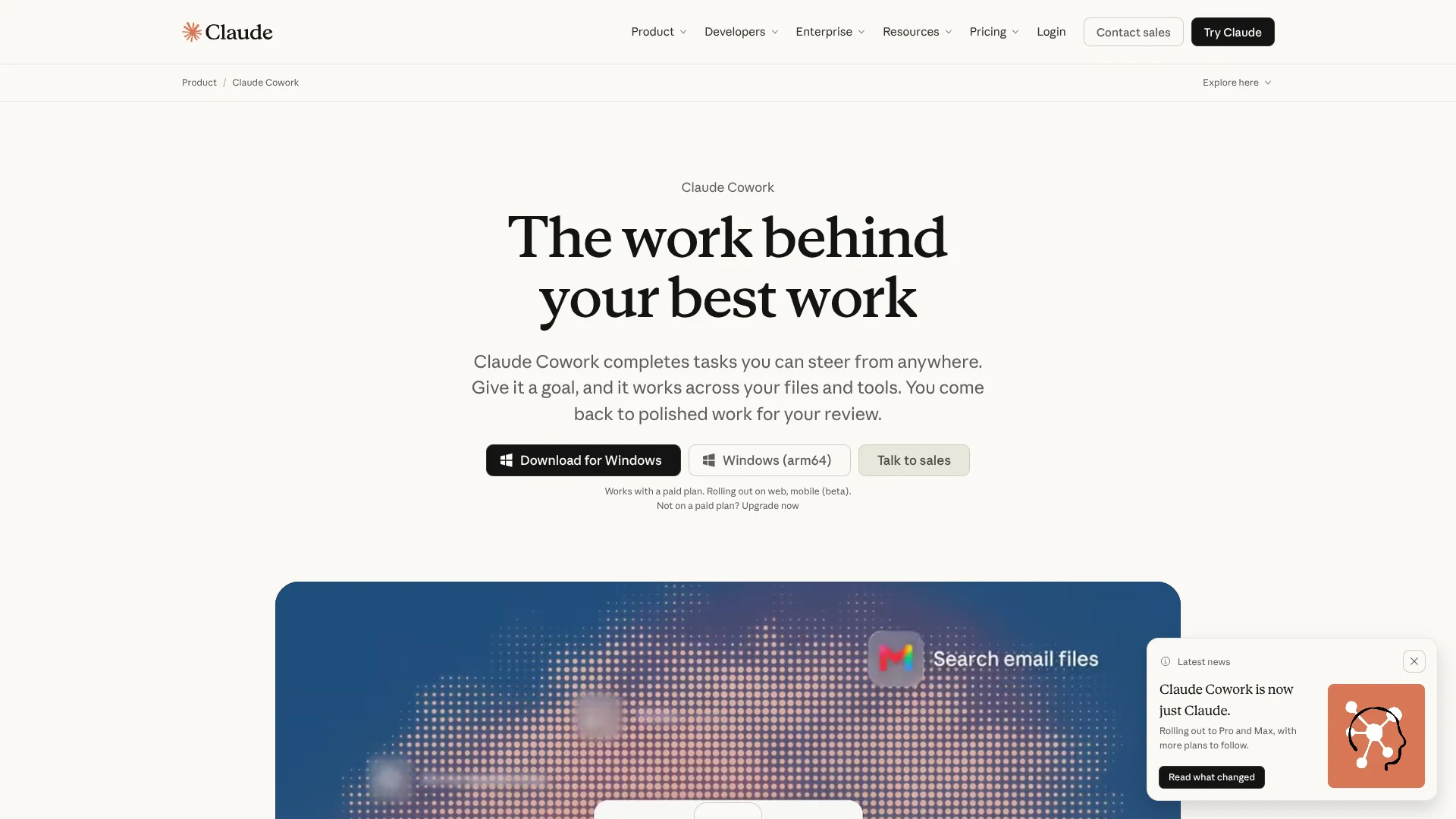 Claude Cowork screenshot
