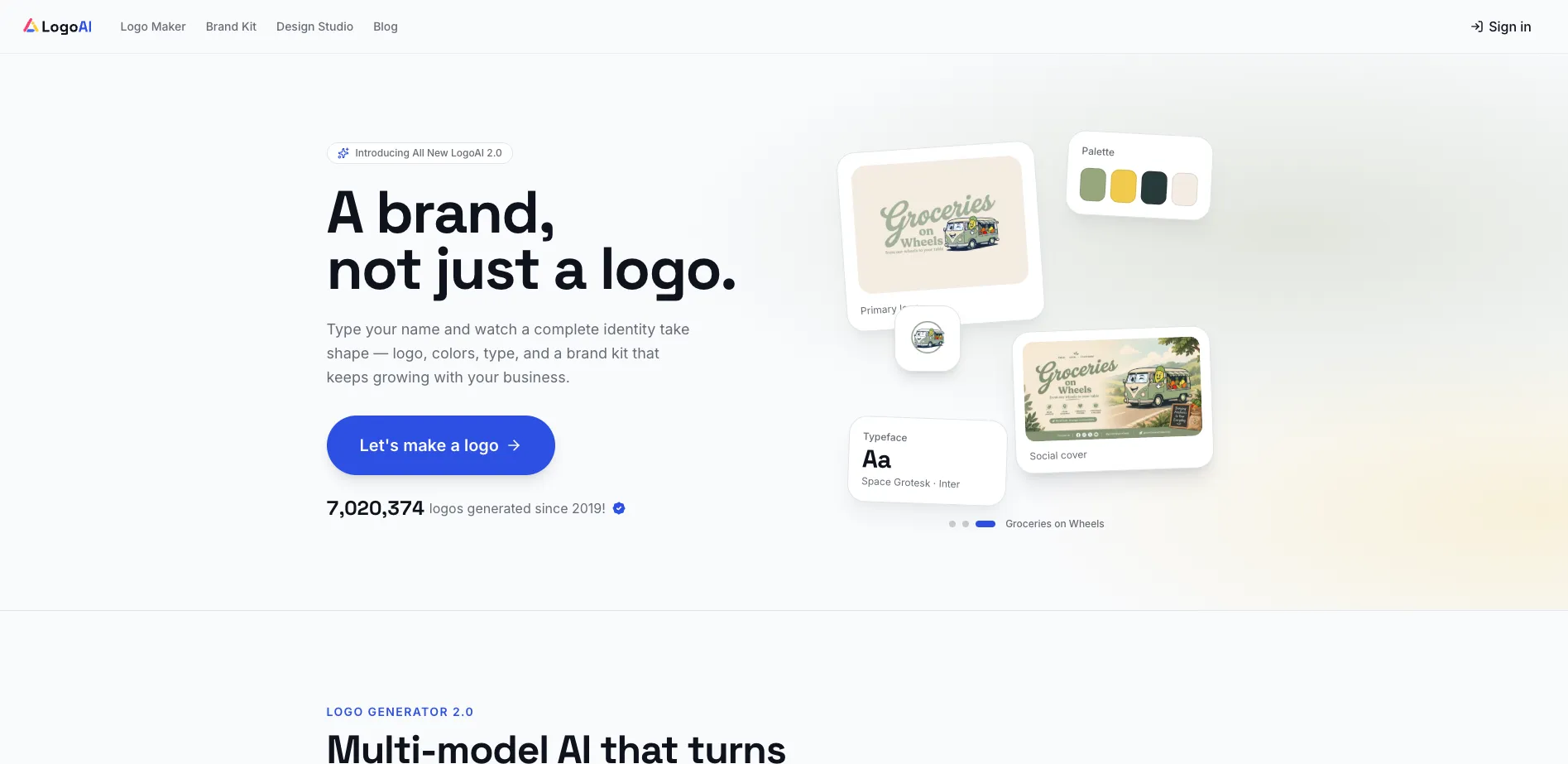 LogoAI screenshot
