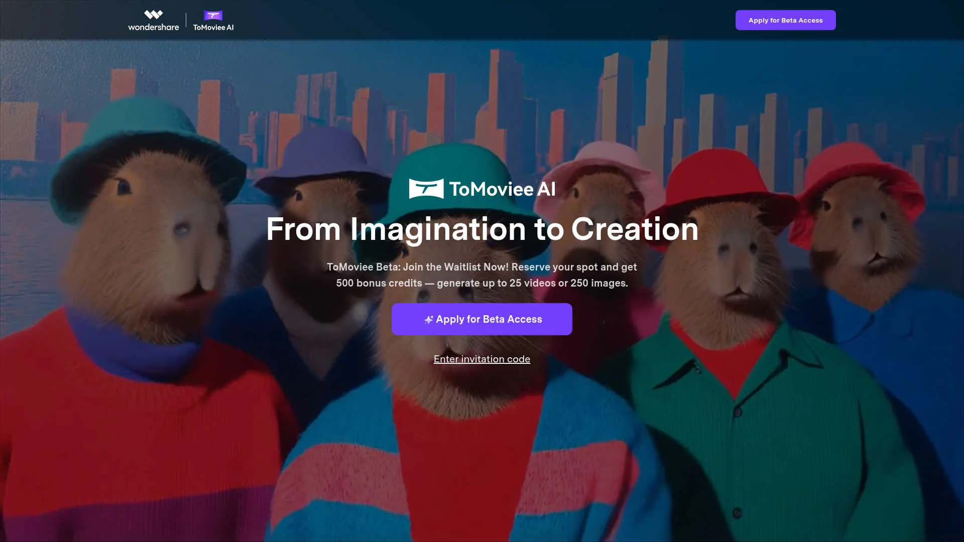 WonderShare ToMoviee AI screenshot