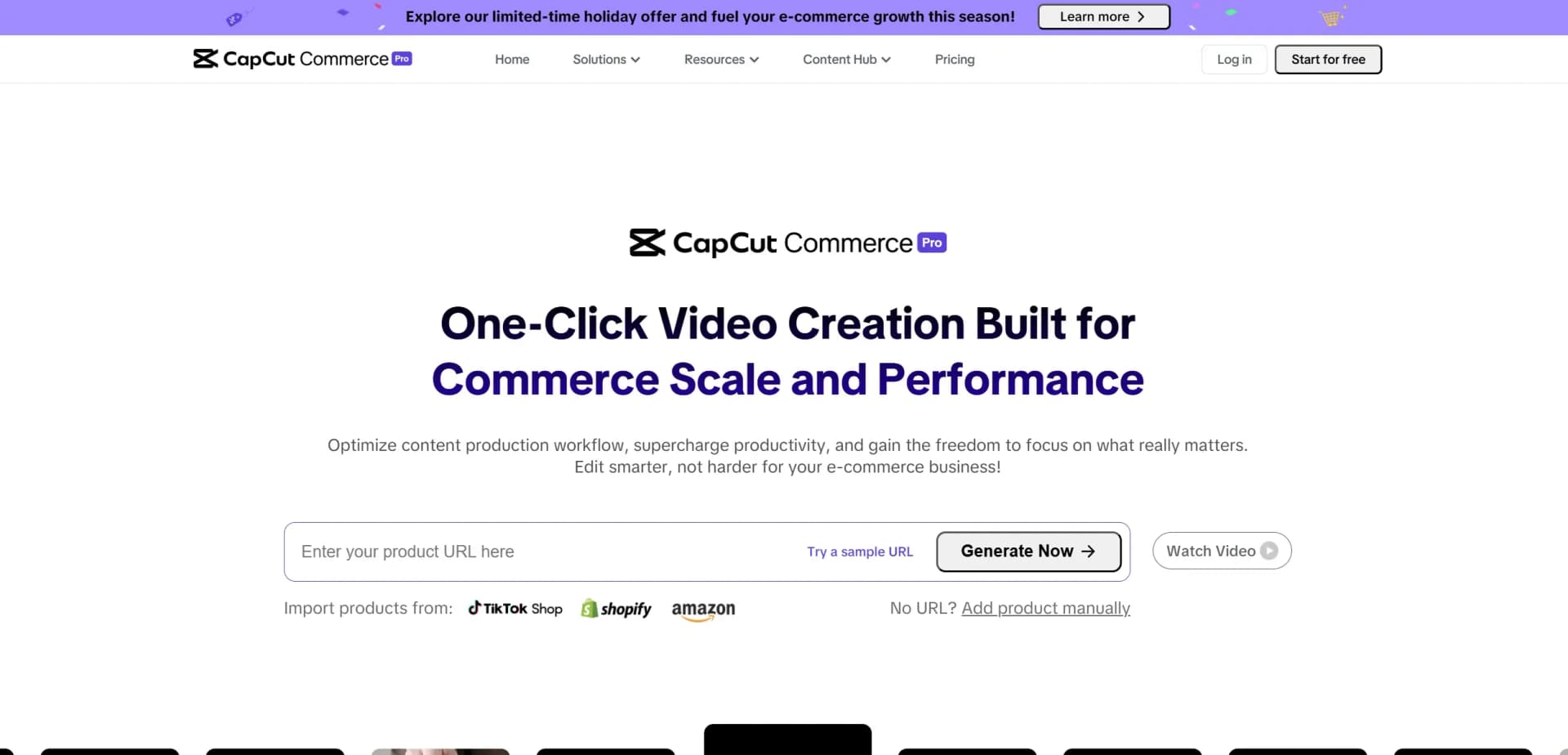 CapCut Commerce screenshot