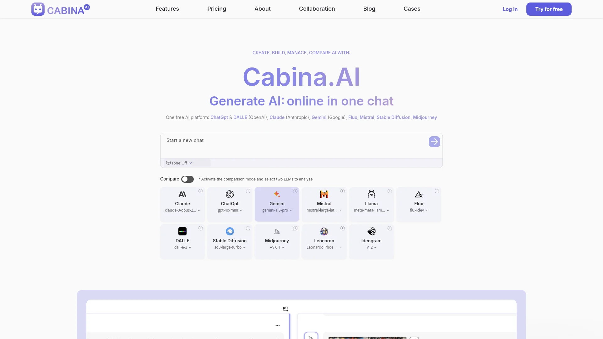 Cabina AI screenshot
