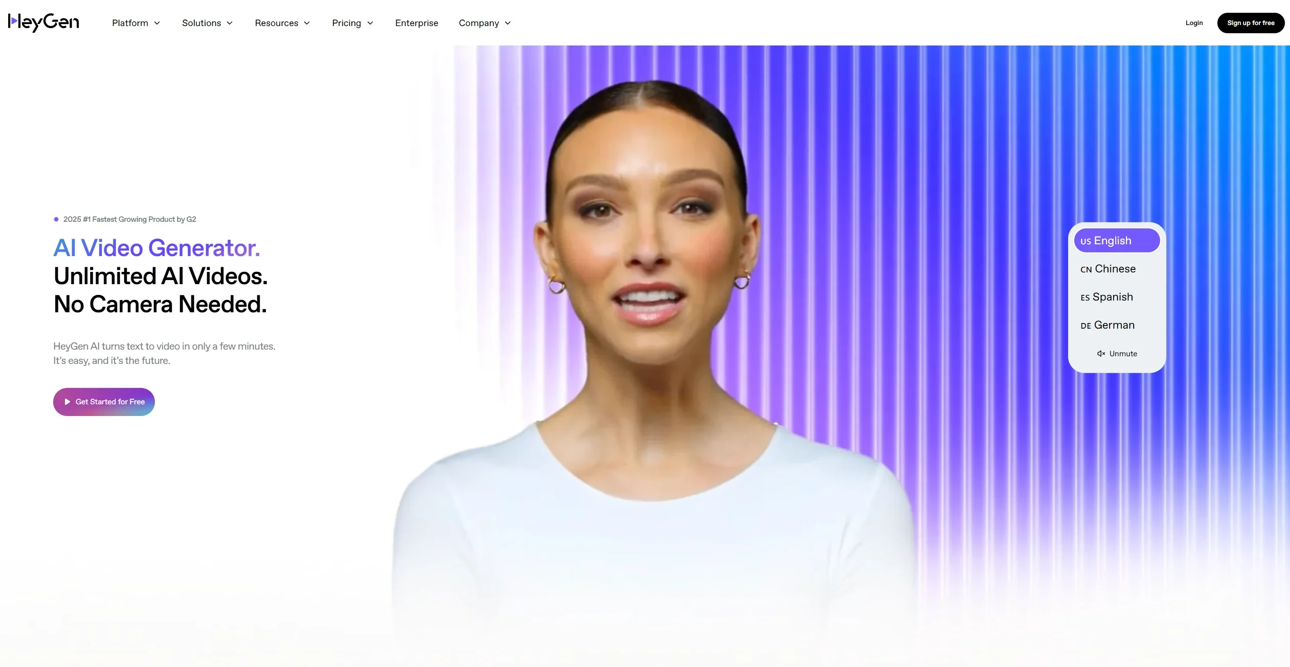 HeyGen screenshot