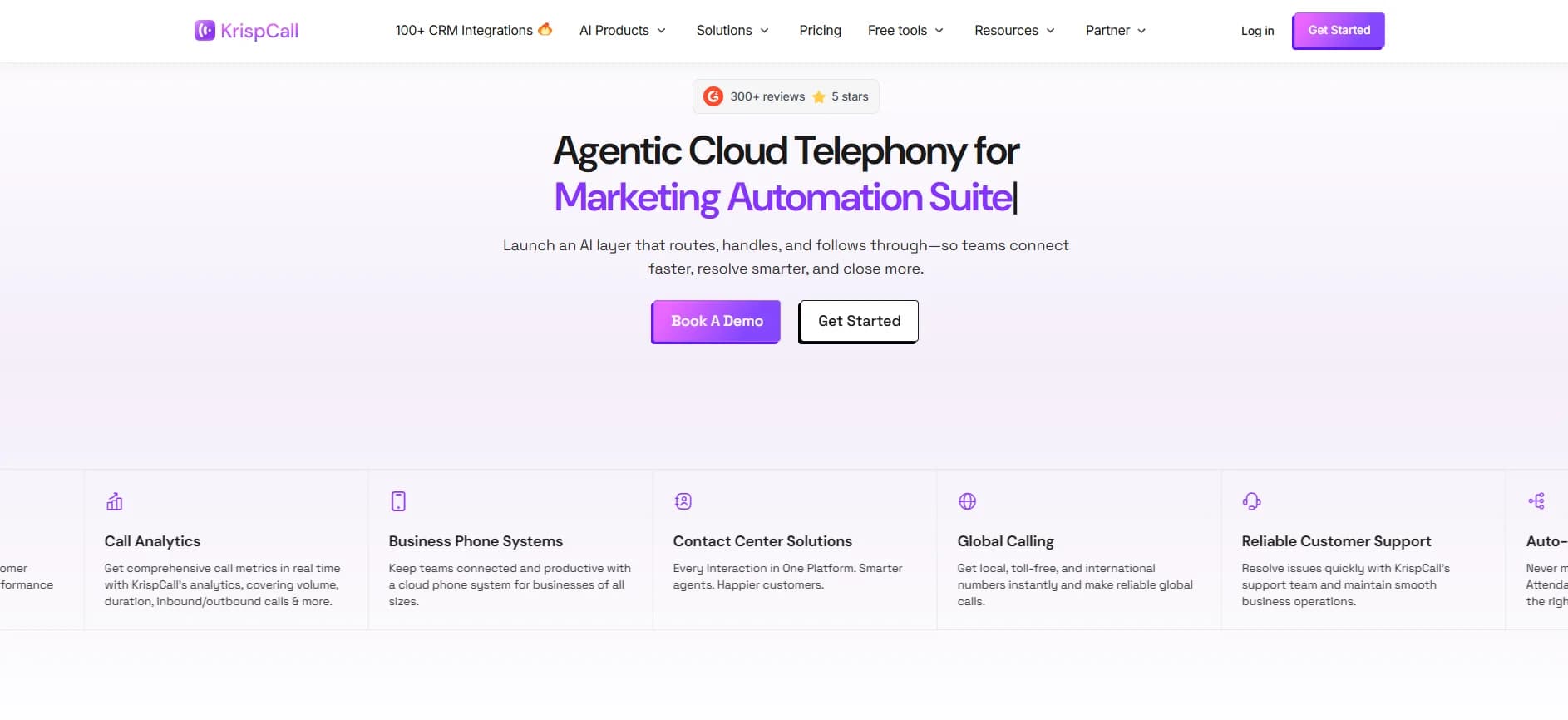 KrispCall screenshot