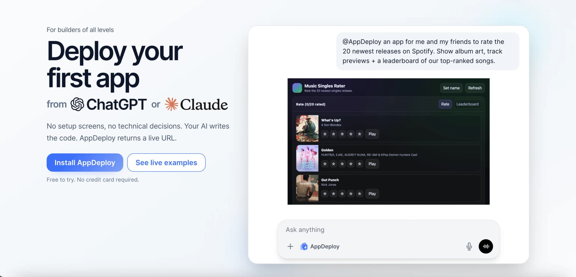 AppDeploy screenshot