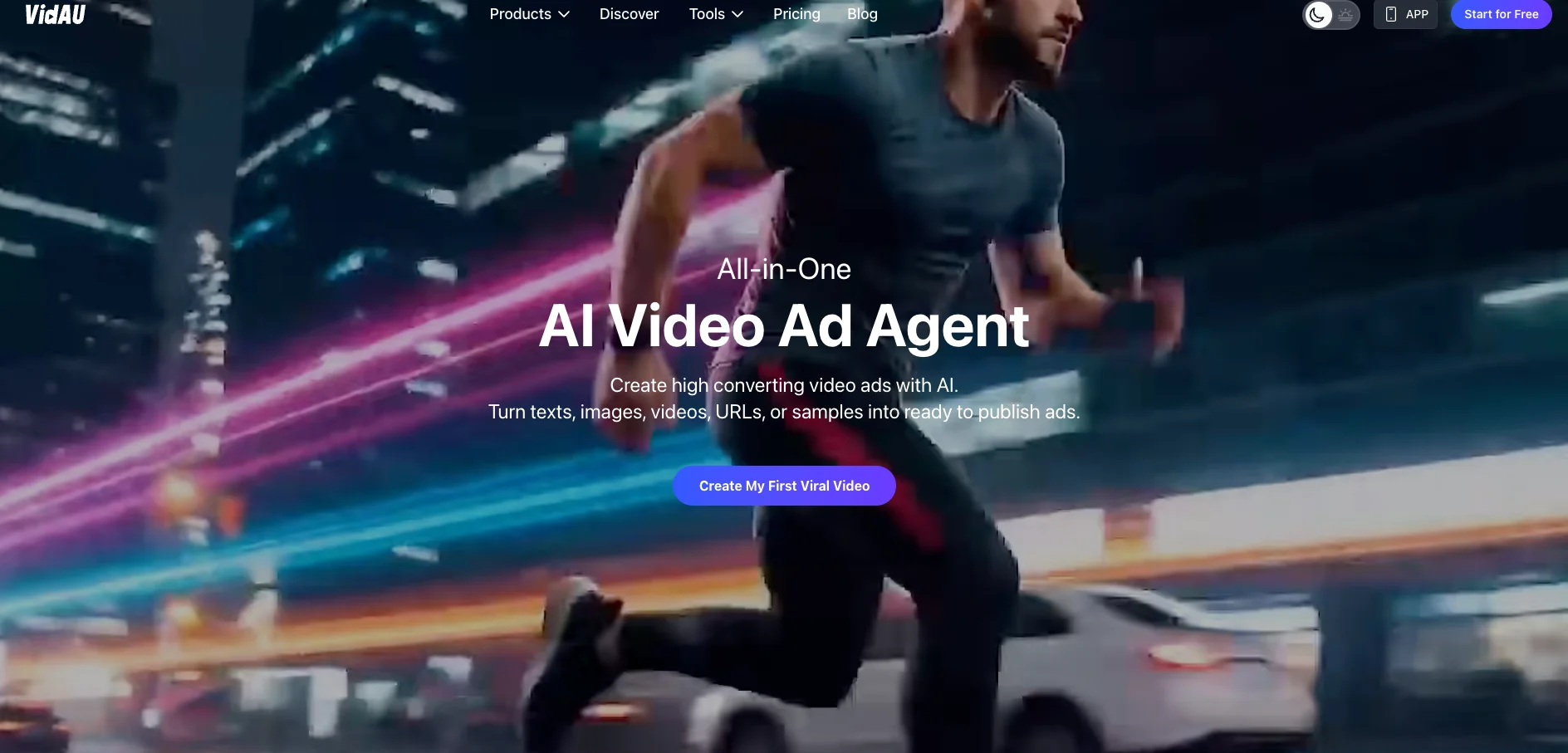 VidAU screenshot