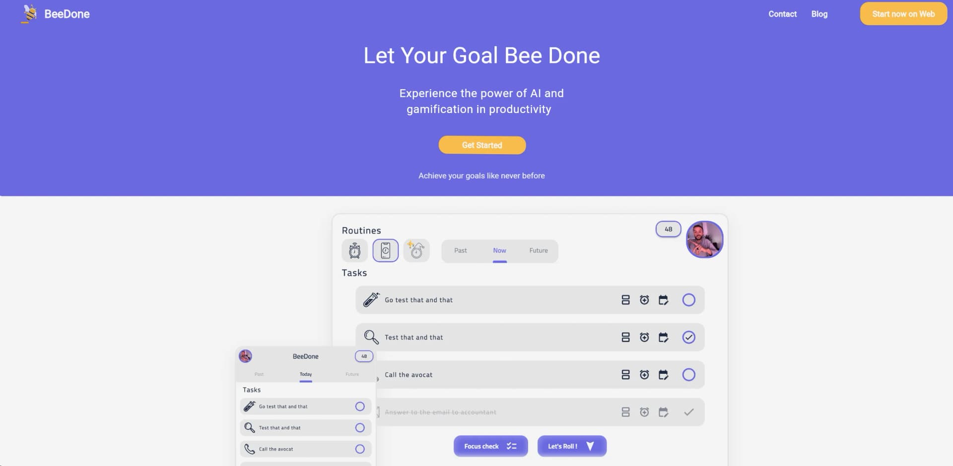BeeDone screenshot