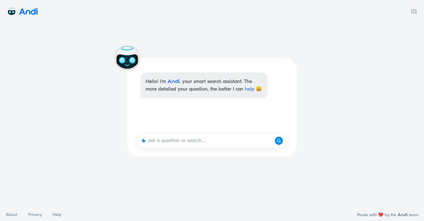 Andi screenshot