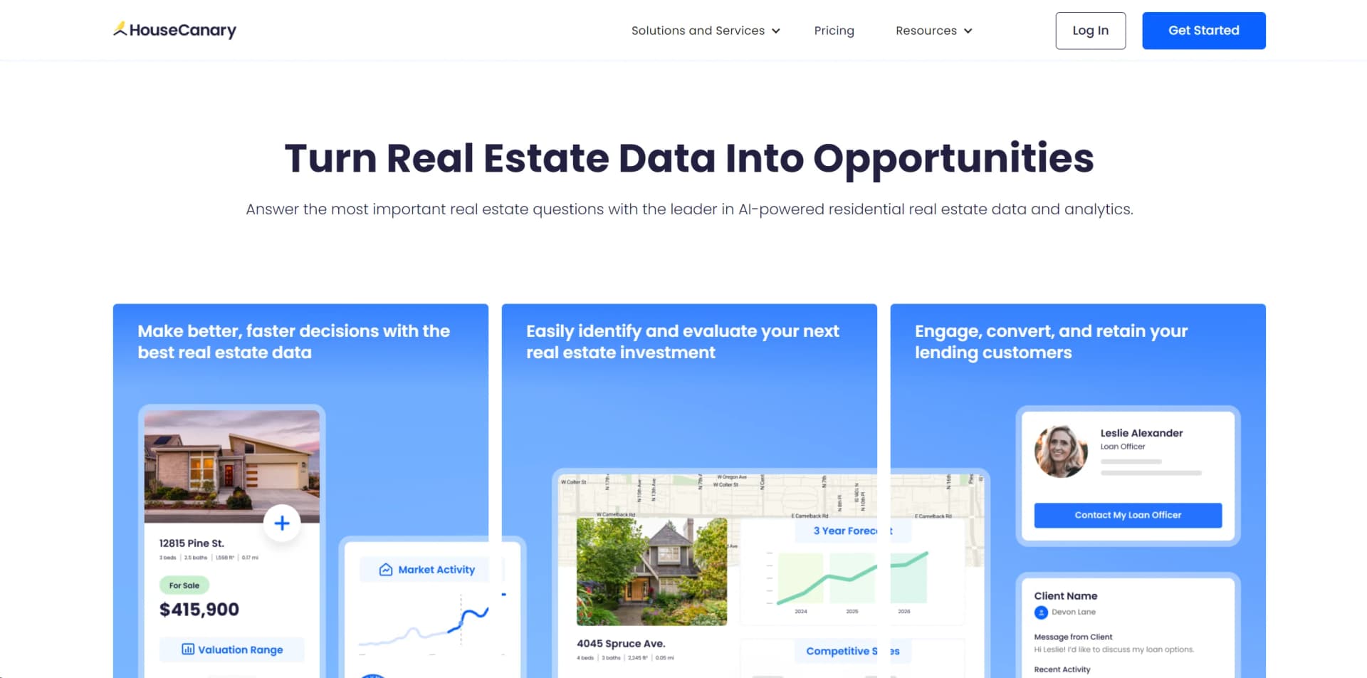 HouseCanary screenshot