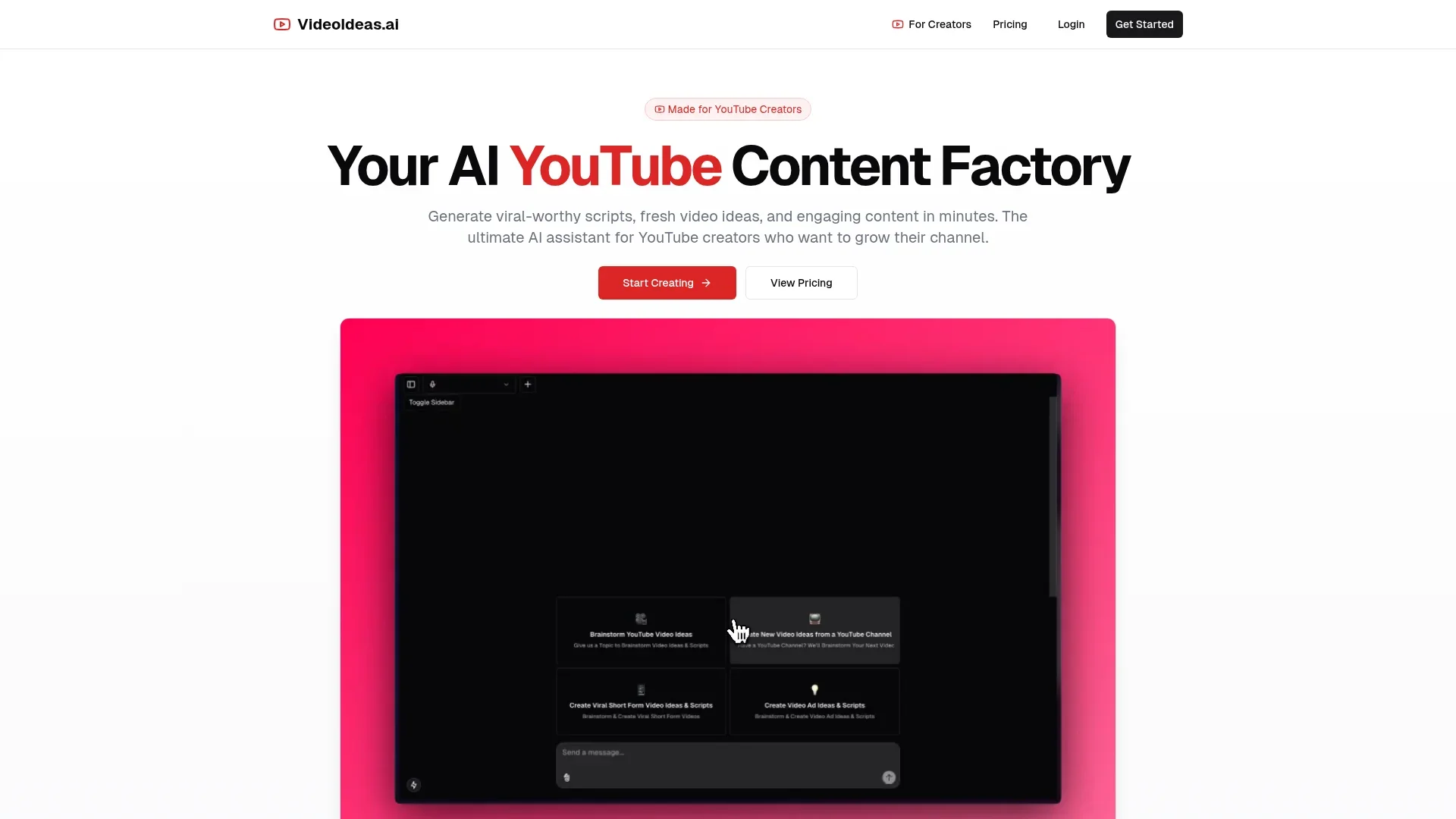 VideoIdeas.ai screenshot