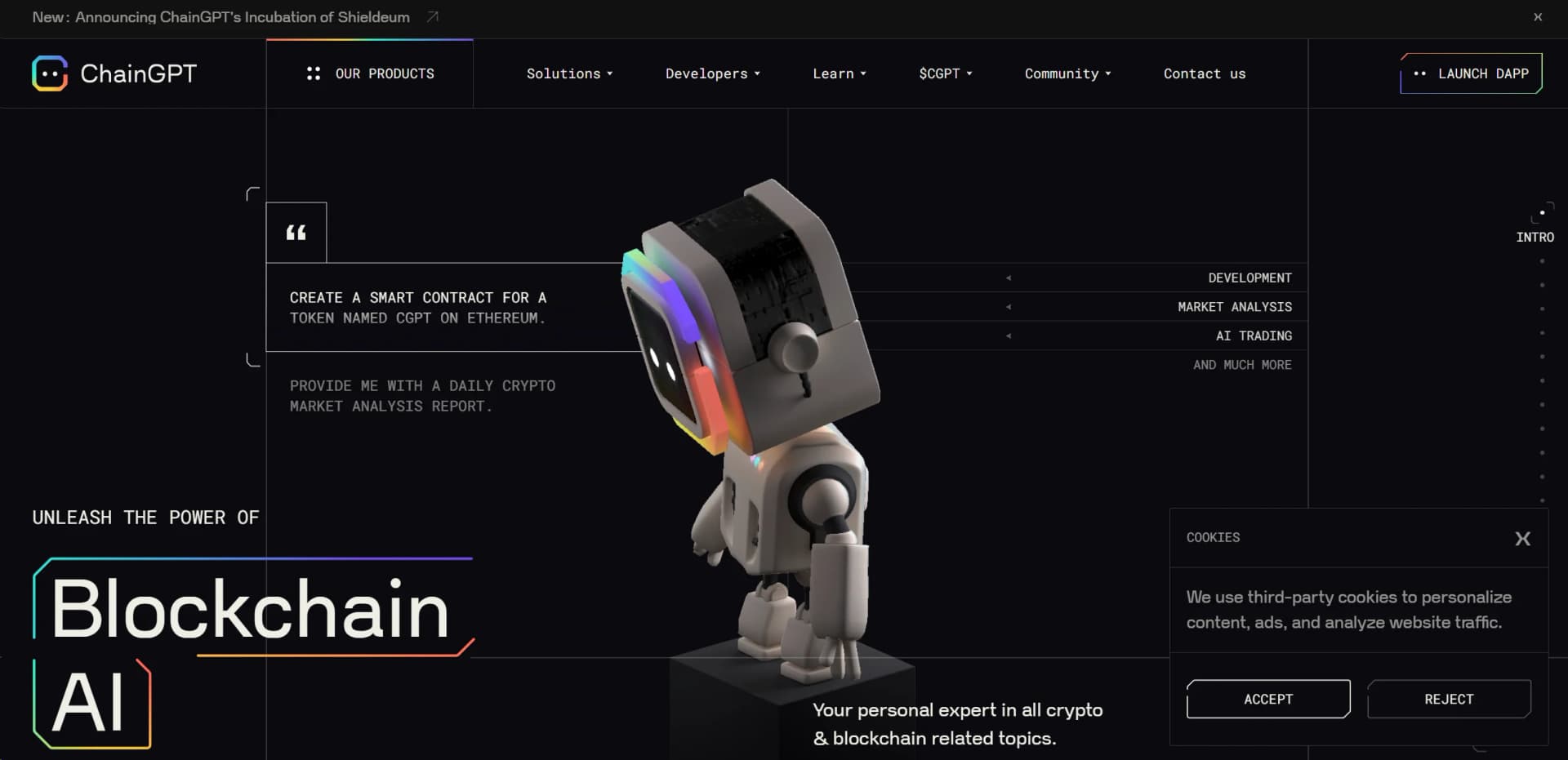 ChainGPT screenshot