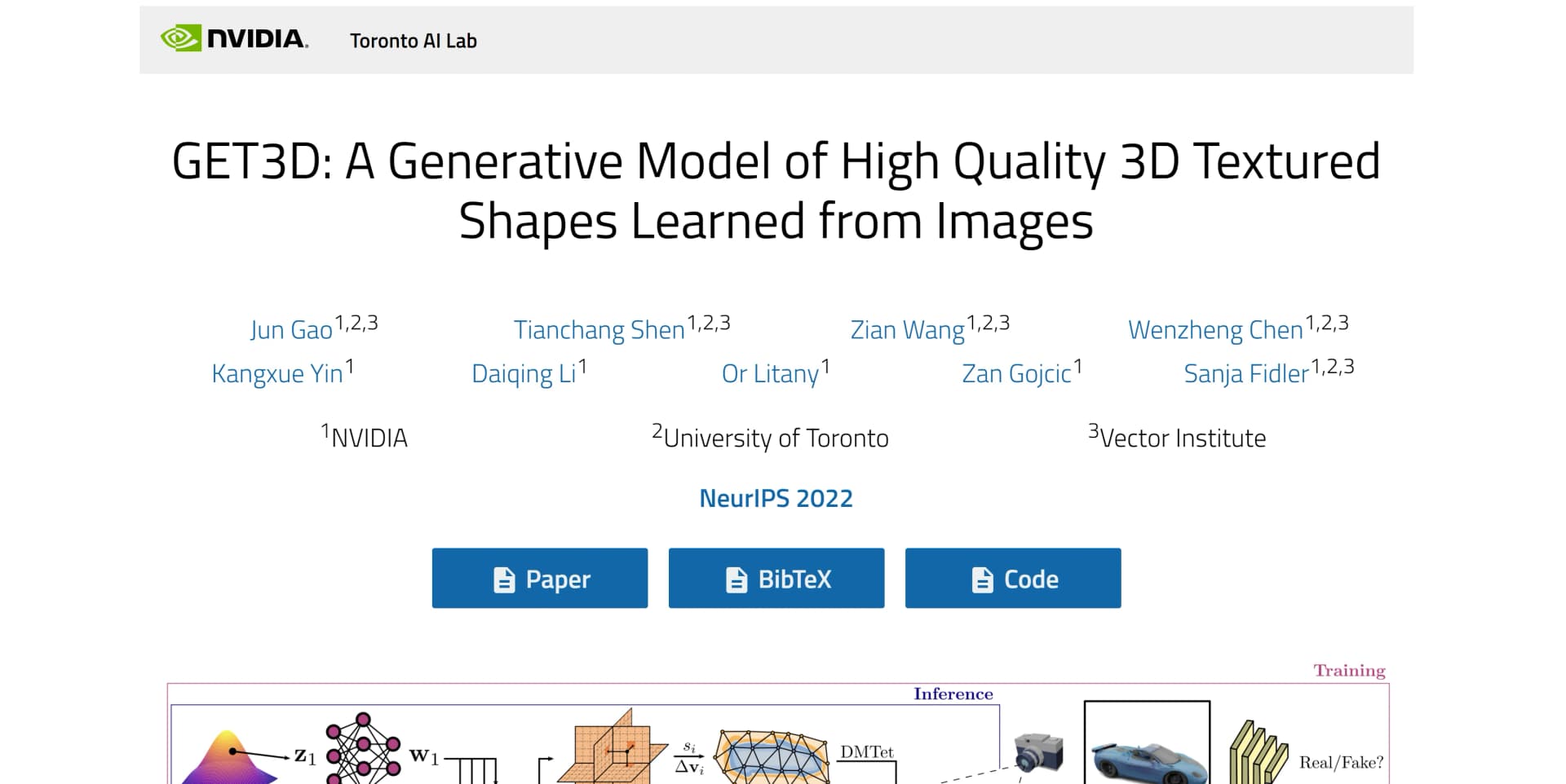 GET3D by NVIDIA screenshot