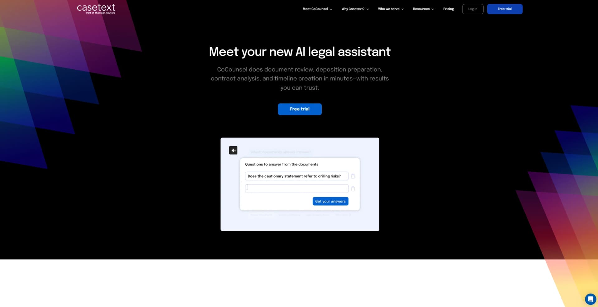 Casetext screenshot