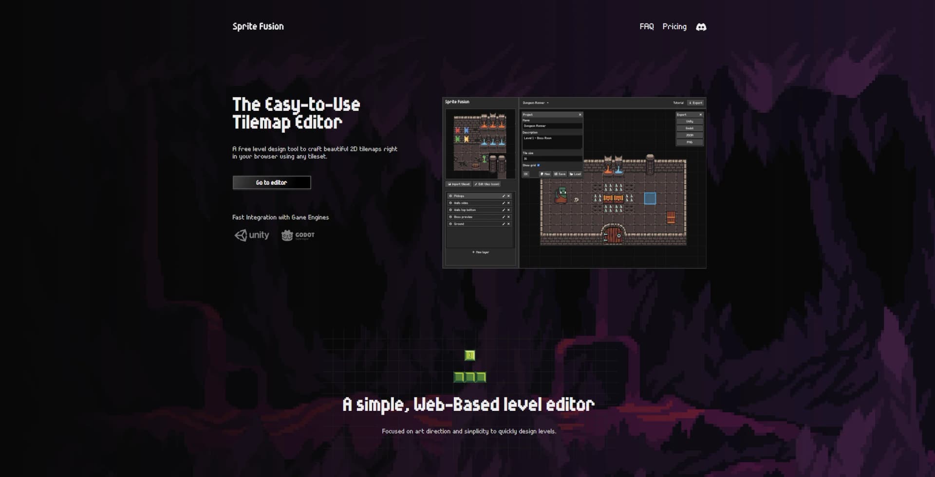 Sprite Fusion screenshot