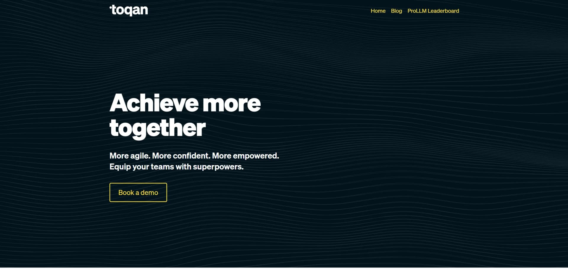 Toqan screenshot