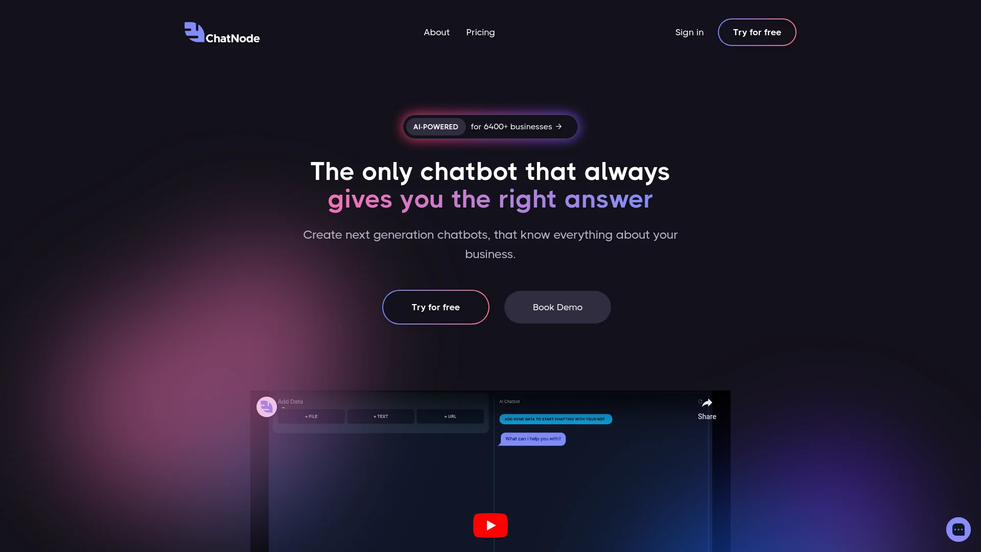 Chatnode screenshot