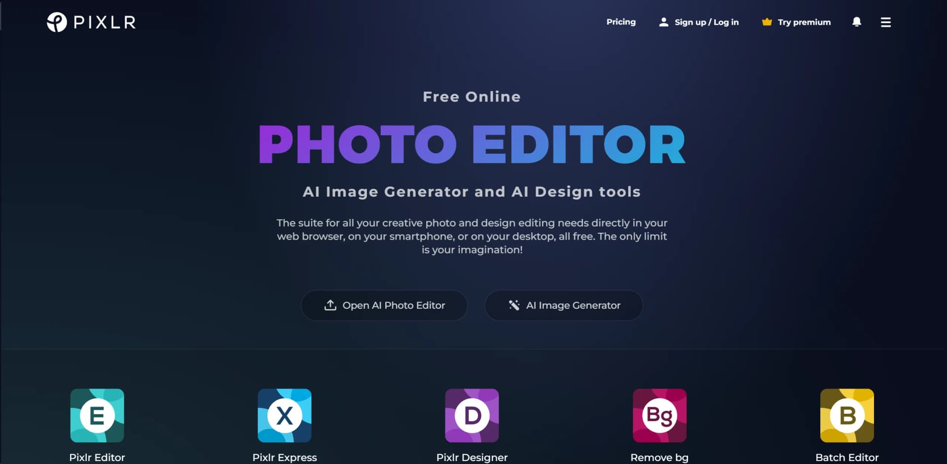 Pixlr: AI-Powered Editor screenshot