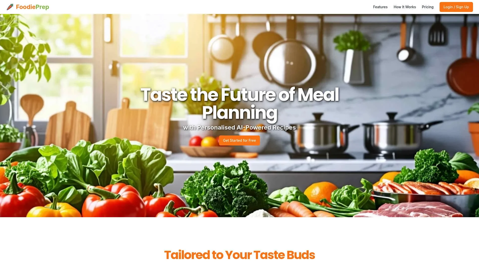 FoodiePrep screenshot