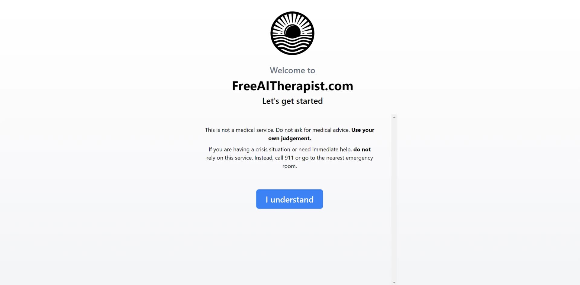 Free AI Therapist screenshot